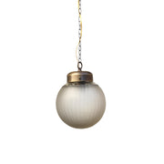One-Light Cut Glass Pendant Light