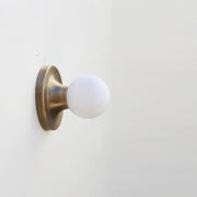 One-Light Globe Flush Mount Ceiling Light