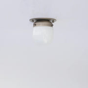 One-Light Mini Glass Shade Flush Mount Ceiling Light