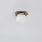 One-Light Mini Glass Shade Flush Mount Ceiling Light
