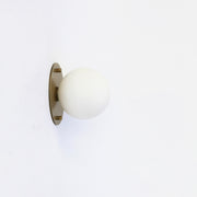 One-Light Mini Globe Flush Mount Ceiling Light