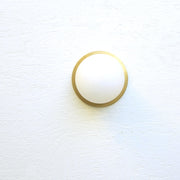 One-Light Mini Globe Flush Mount Ceiling Light