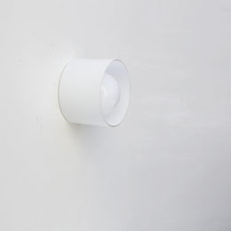 One-Light Opal Glass Cylinder Flush Mount Ceiling Light