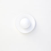 One-Light Opal Glass Flush Mount Ceiling Light