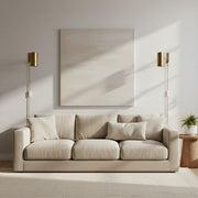 One-Light Plug-In Wall Sconce with Adjustable Brass Cylinder