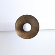 One-Light Stem Pendant with Brass Disc Shade