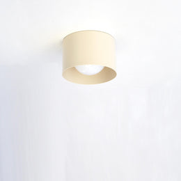 Opal Globe Drum Flush Mount Ceiling Light