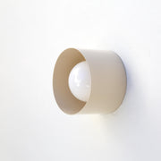 Opal Globe Drum Flush Mount Ceiling Light
