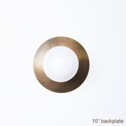 Opal Globe Flush Mount Ceiling Light
