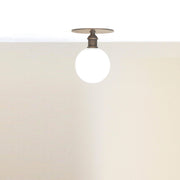 Opal Globe Flush Mount Ceiling Light