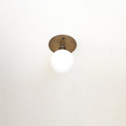 Opal Globe Flush Mount Ceiling Light