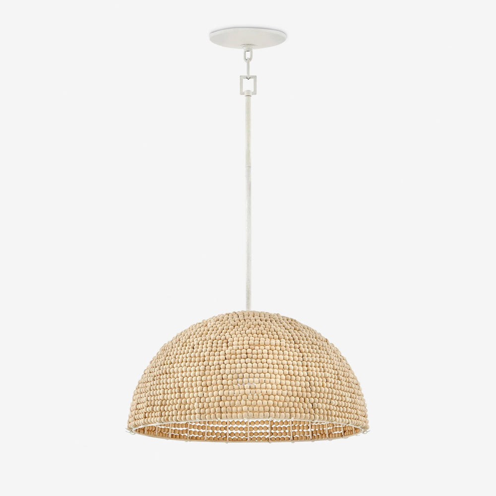 Raquel Artisan Woven Bead Dome Pendant Light
