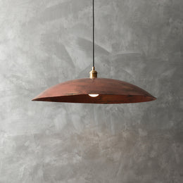 Recycled Metal Fan Pendant