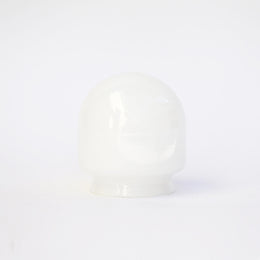 Replacement Hand-Blown Opal Glass Dome Shade for E26 Sockets