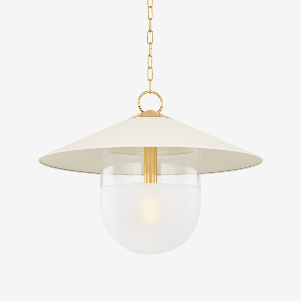 Ressi Pendant — Minimalist Glass Hanging Light with Soft Diffused Glow