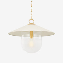 Ressi Pendant — Minimalist Glass Hanging Light with Soft Diffused Glow
