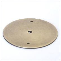 Seven-Inch Brass Flush Mount Back Plate