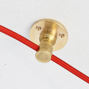Solid Brass Cord Tie for Pendant and Plug-In Light Cords