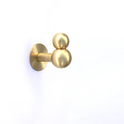Solid Brass Double Ball Wall Hook