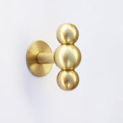 Solid Brass Triple Ball Wall Hook