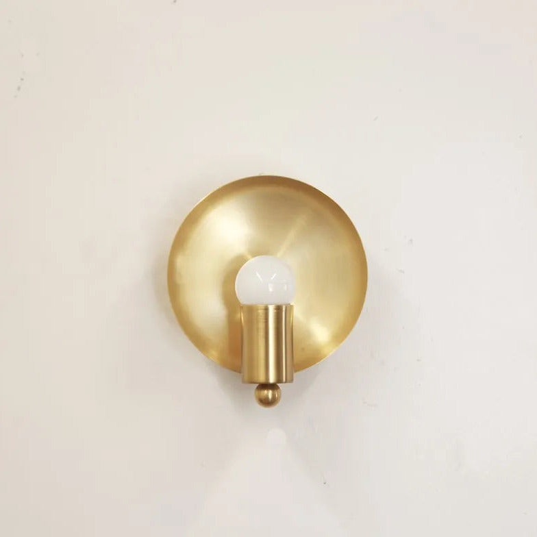 Solid Brass Sconces With Reflection Shade