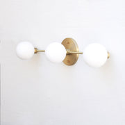 Three-Light Globe Vanity Wall Sconce
