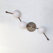 Three-Light Linear Globe Wall Sconce