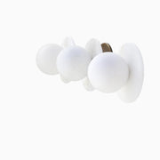 Three-Light Opal Globe Bath Vanity Light