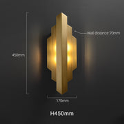 Tiered Geometric Sconce