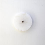 Twelve-Inch Round Alabaster Disc Wall Sconce