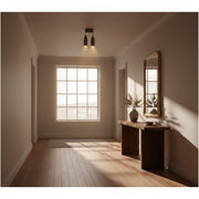 Two-Light Adjustable Brass Cylinder Ceiling Spotlight