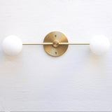 Two-Light Globe Vanity Wall Sconce