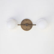 Two-Light Globe Vanity Wall Sconce