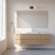 Two-Light Globe Vanity Wall Sconce