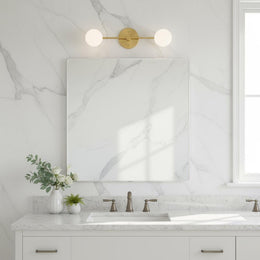 Two-Light Globe Vanity Wall Sconce