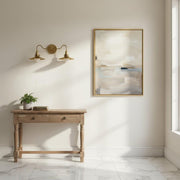 Two-Light Industrial Brass Shade Wall Sconce