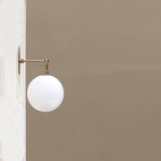 Two-Light Opal Globe Vanity Sconce