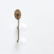 Two-Light Staggered Globe Wall Sconce