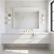 Two-Light Staggered Globe Wall Sconce