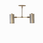 Two-Light Wide-Spread Cylinder Ceiling Spotlight
