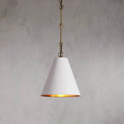 Watley Cone Pendant in White