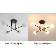 white-glass-globe-semi-flush-ceiling-light-in-gold-14